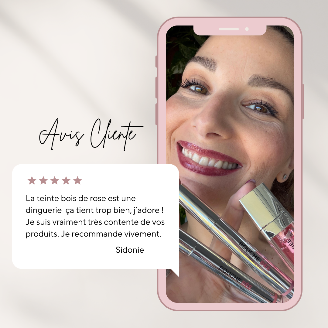 Encre à lèvres semi-permanente et son Révélateur