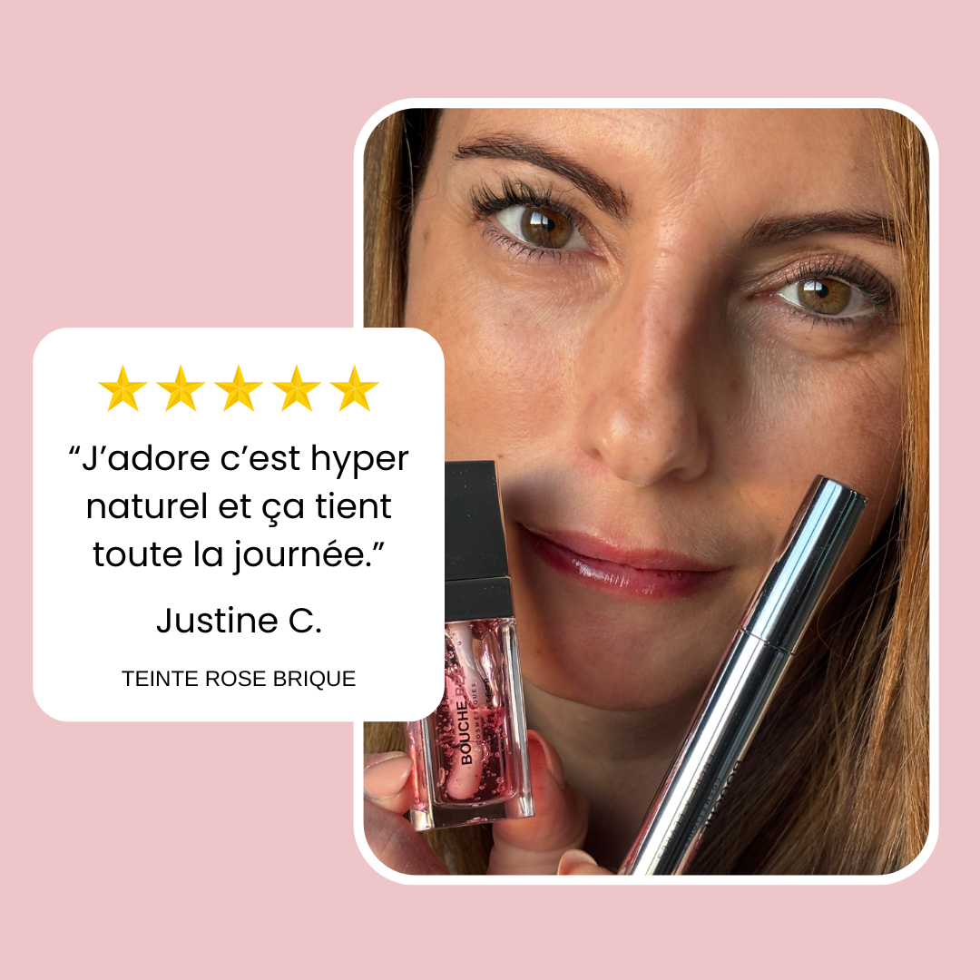 Encre à lèvres semi-permanente et son Révélateur